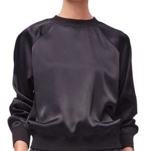 Black Satin Good American Crew. Brand New.